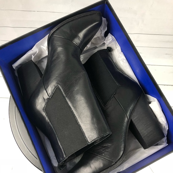 SZ 8 Joe’s Jeans Blare Black leather booties - Picture 2 of 7